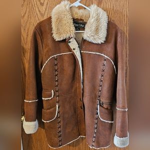 Faux Suede Winter Coat